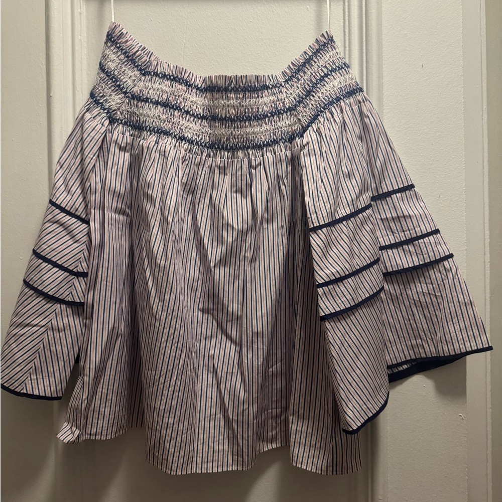 Red, white and blue Parker Top Size Large NWOT
